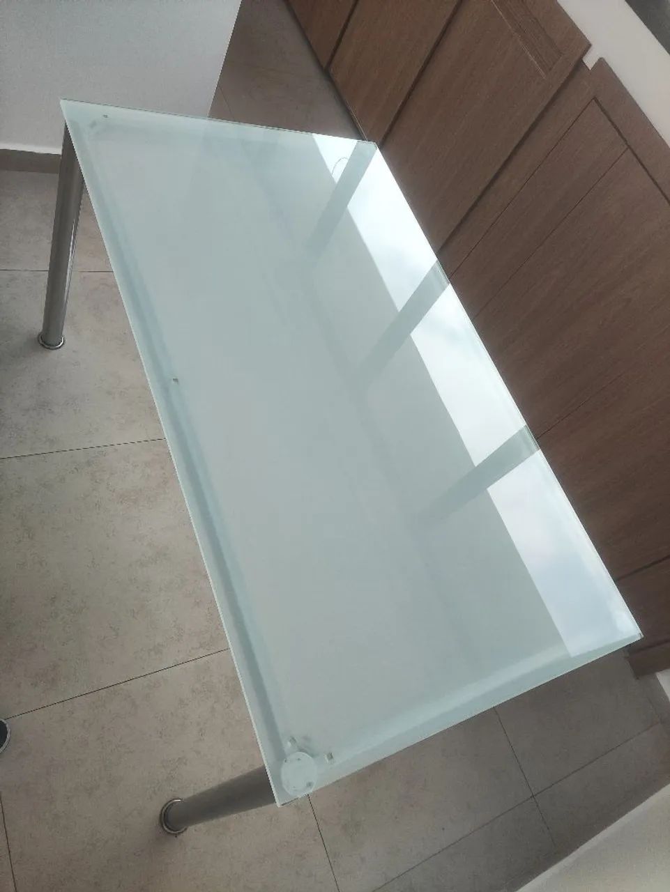 Mesa de vidro Branco - Foto 3