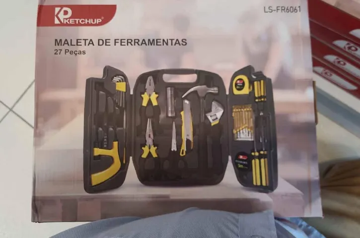 Maleta de Ferramentas 27 peças LS-FR6061 Ketchup- Loja Mega Tudo