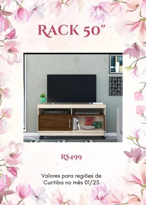 Promoção Rack 50'' - 23/01/   