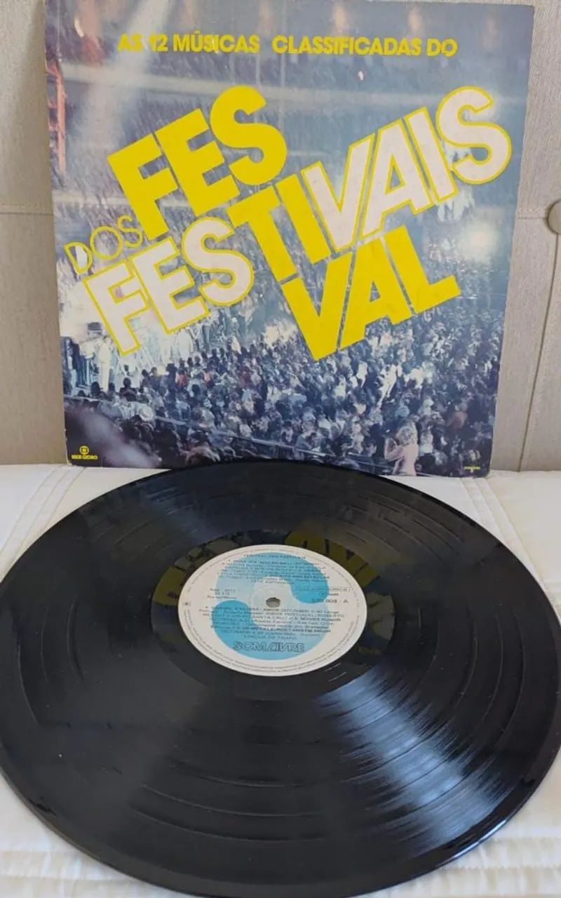 LP As 12 Músicas Classificadas dos Festivais - Foto 3