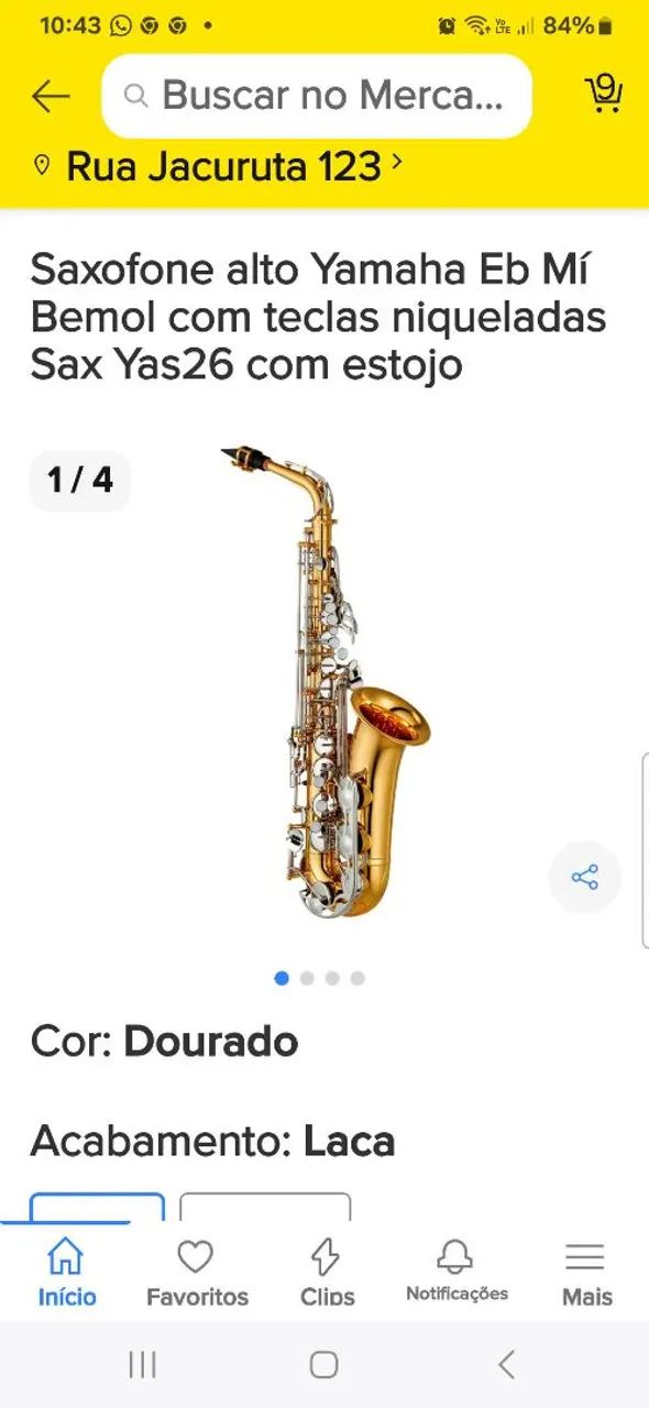 Saxofone Alto - Instrumento Musical - Foto 5