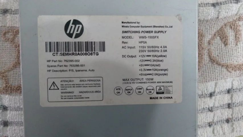 fonte atx HP Wms-150sfx - Foto 2