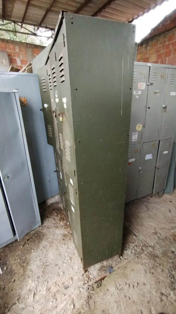 REFORÇADO! Vestiario 8 portas verde militar - Foto 4