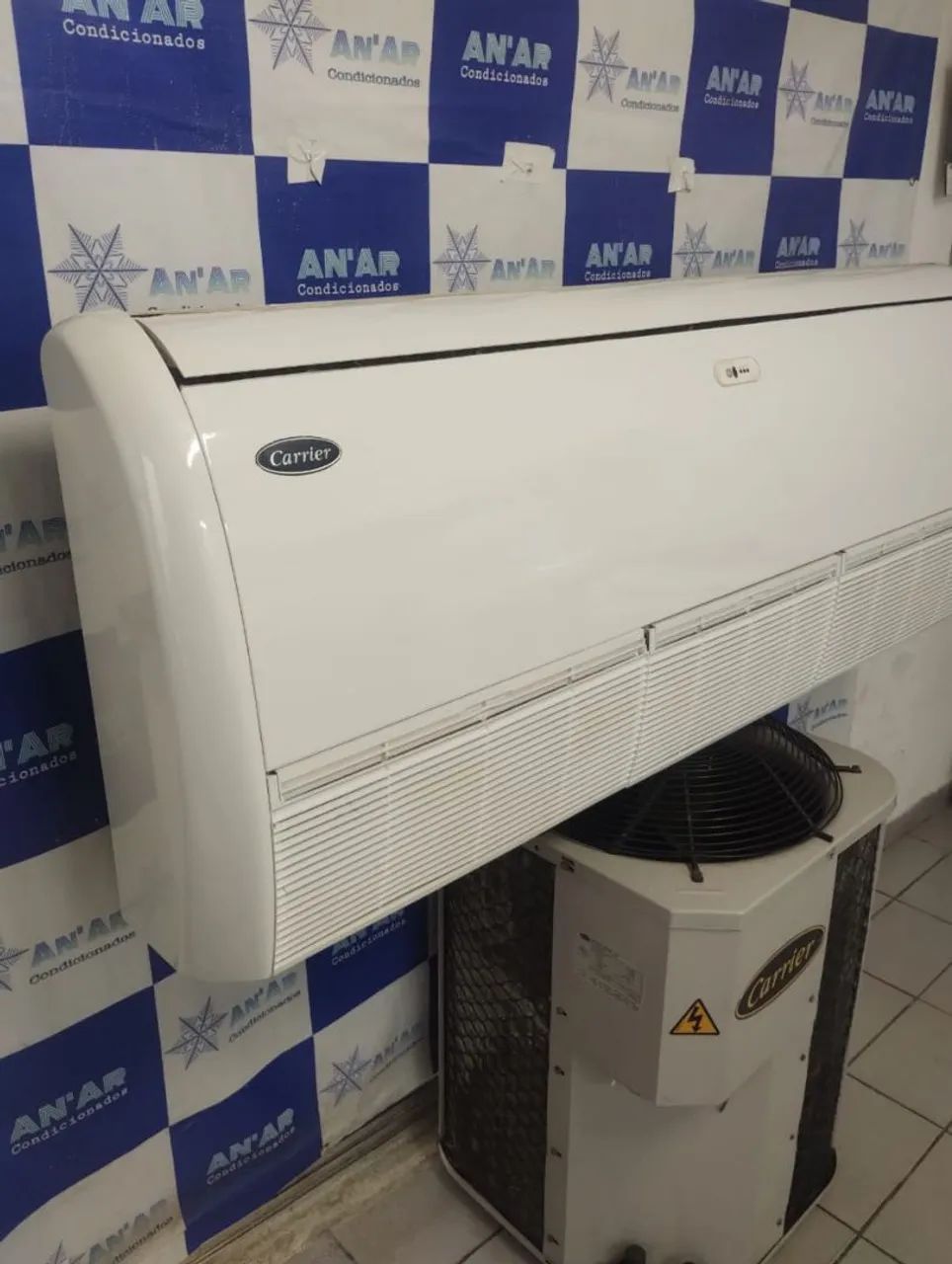 Ar condicionado Split Piso-Teto Carrier space 60.000 BTUS só Frio 220V trifásico 