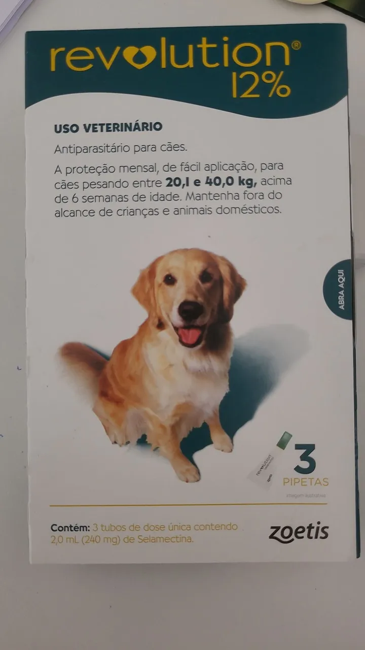 Antipirasitário para cães