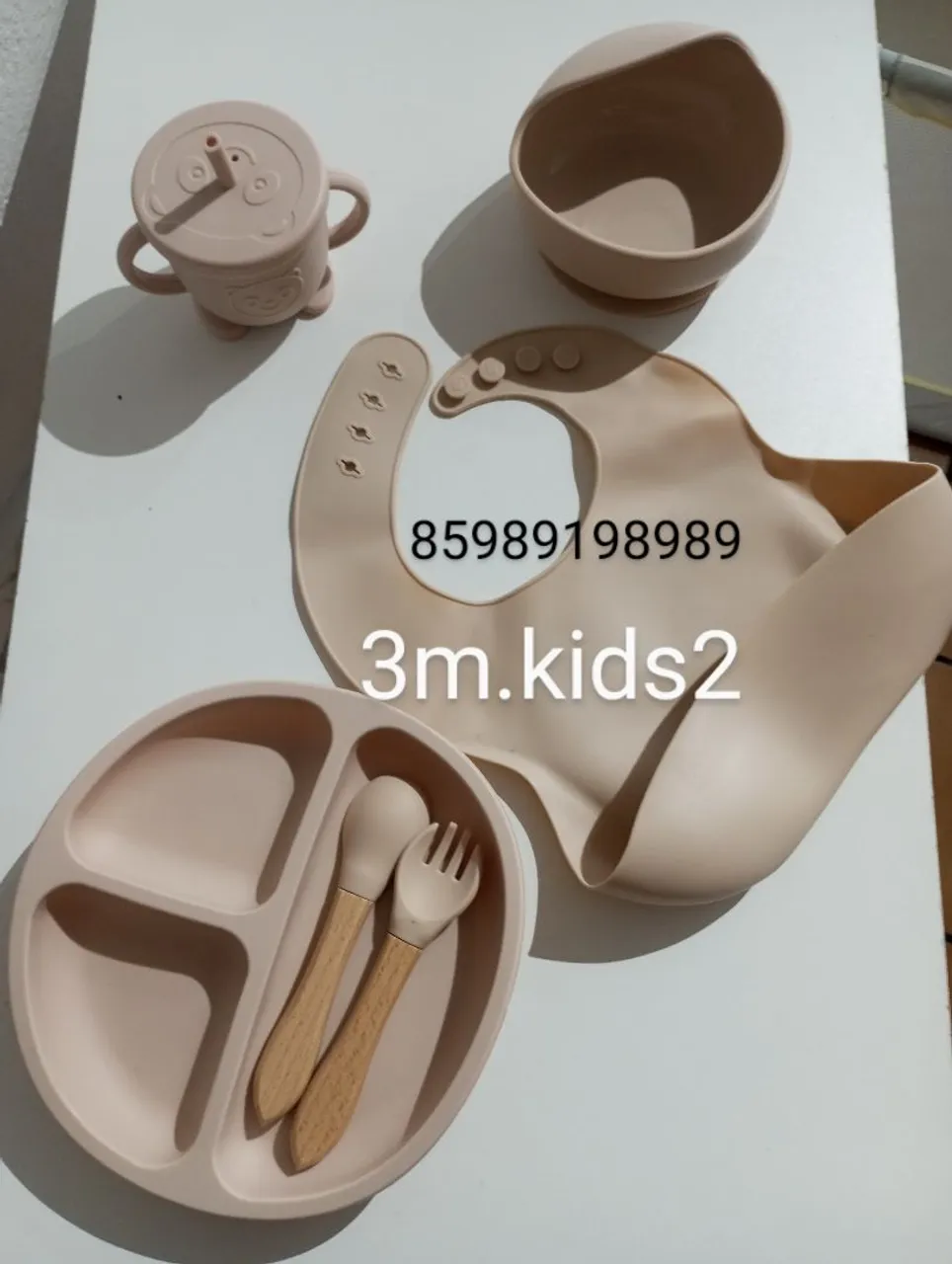 Kit Alimentação Infantil - Prato, Copo e Talheres