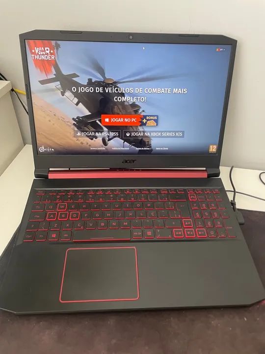 Notebook Gamer Acer Nitro 5 - Excelente Estado 1 TB -SSD128 - 24 GB RAM 