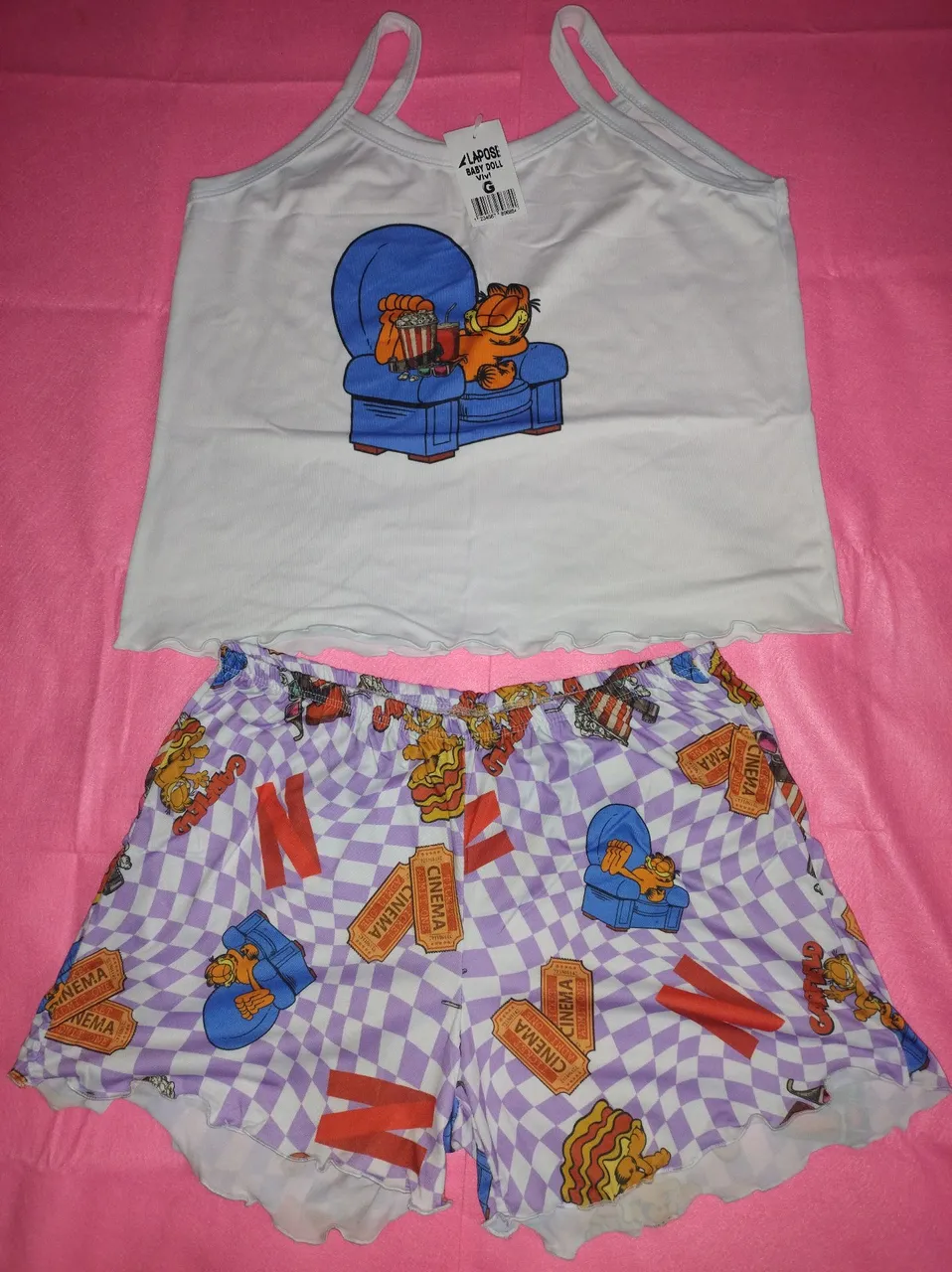 Conjunto de Pijama Garfield para Menina