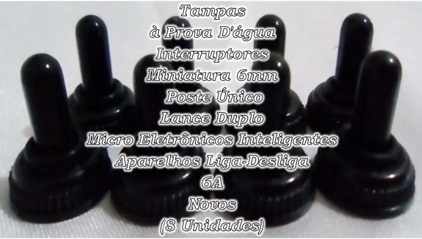 Tampas Protetoras de Borracha para Interruptores