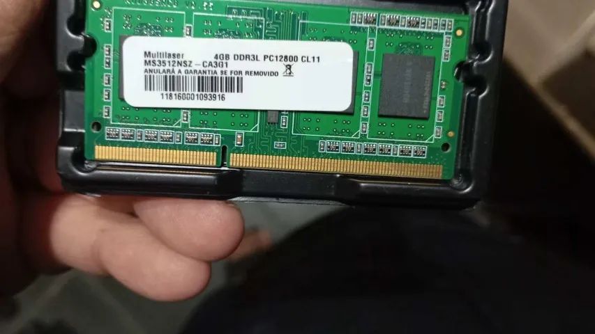 Memoria multilaser 4gb Notebook Dddr3l 1.35v Pc12800 Ms3512nsz Cl11  - Foto 2