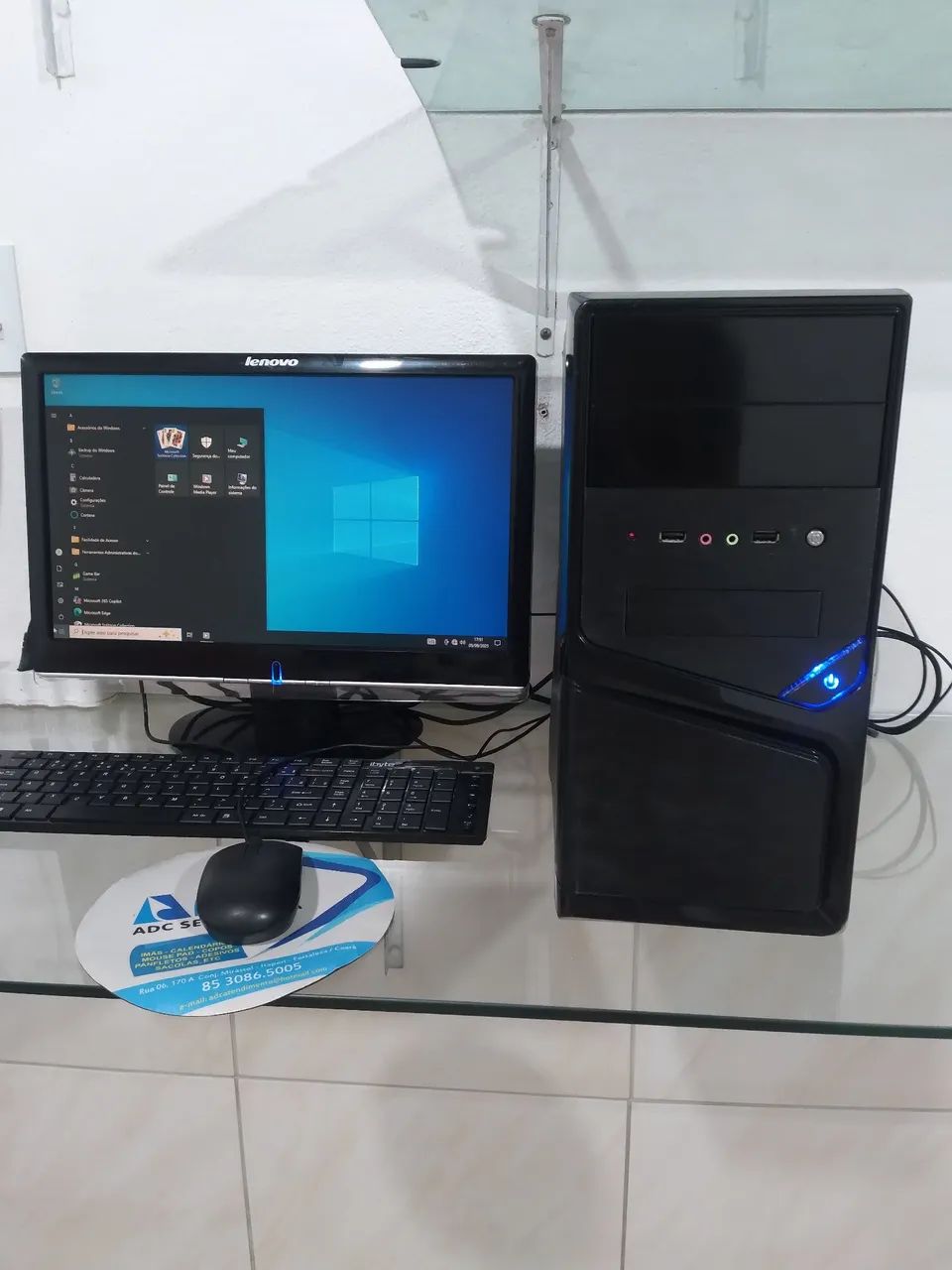 Computador completo i5 2°geração memória ddr3 8gb ssd 120 hdmi monitor ...