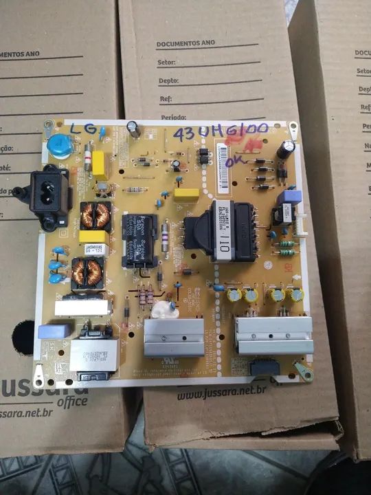 Placa da fonte tv LG 43uh6100
