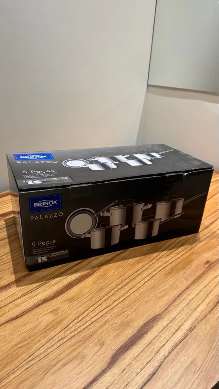 Conjunto de Panelas Brinox Palazzo 5 peças