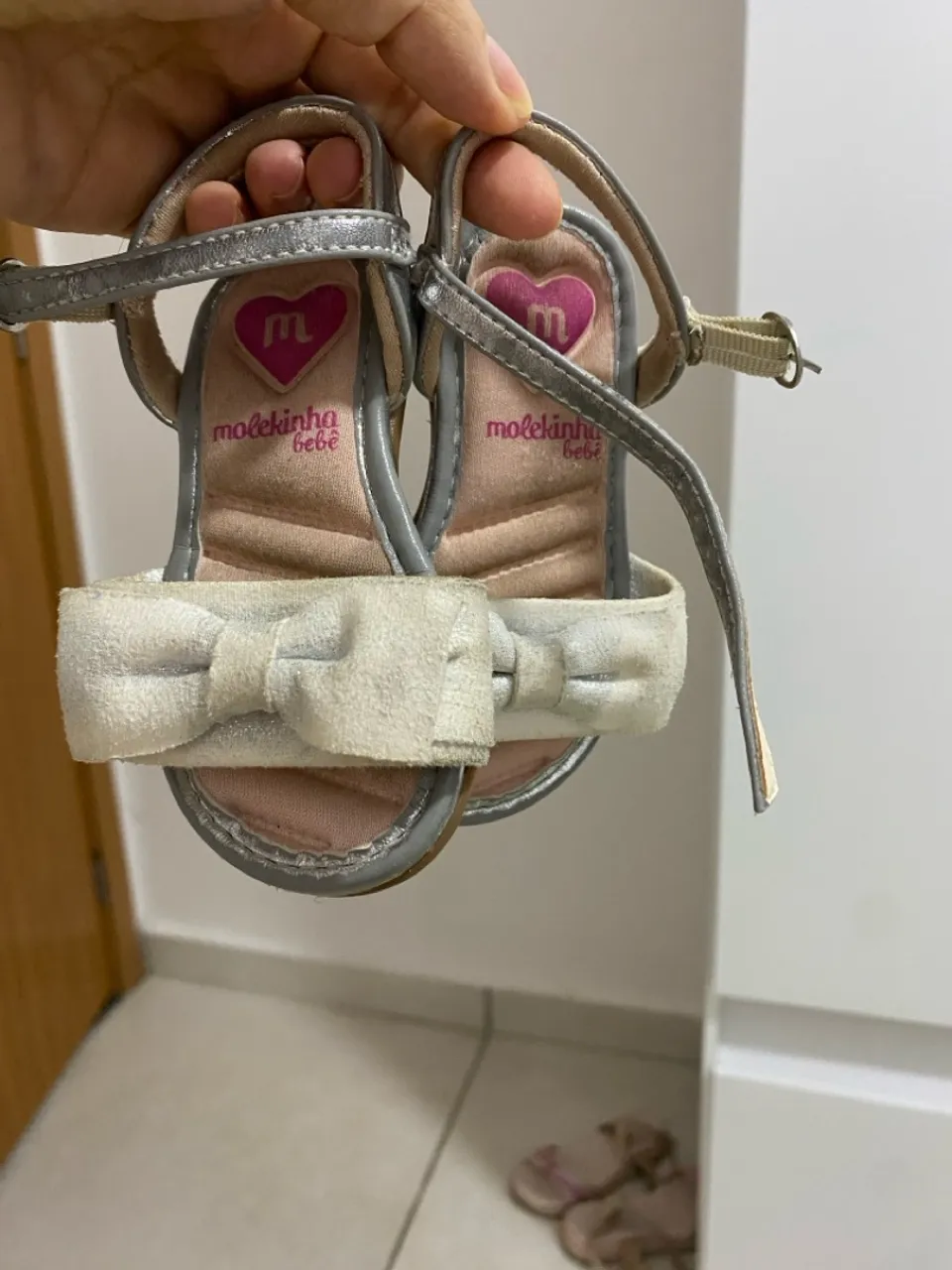 Sandália Molekinha bebê tamanho 19