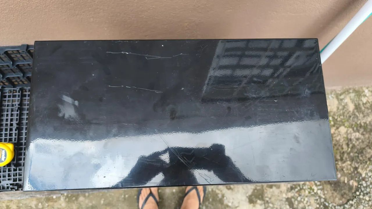 Armario Abrigo de Aço Preto para Medidor de Gas A50xL50xP25 - Foto 3