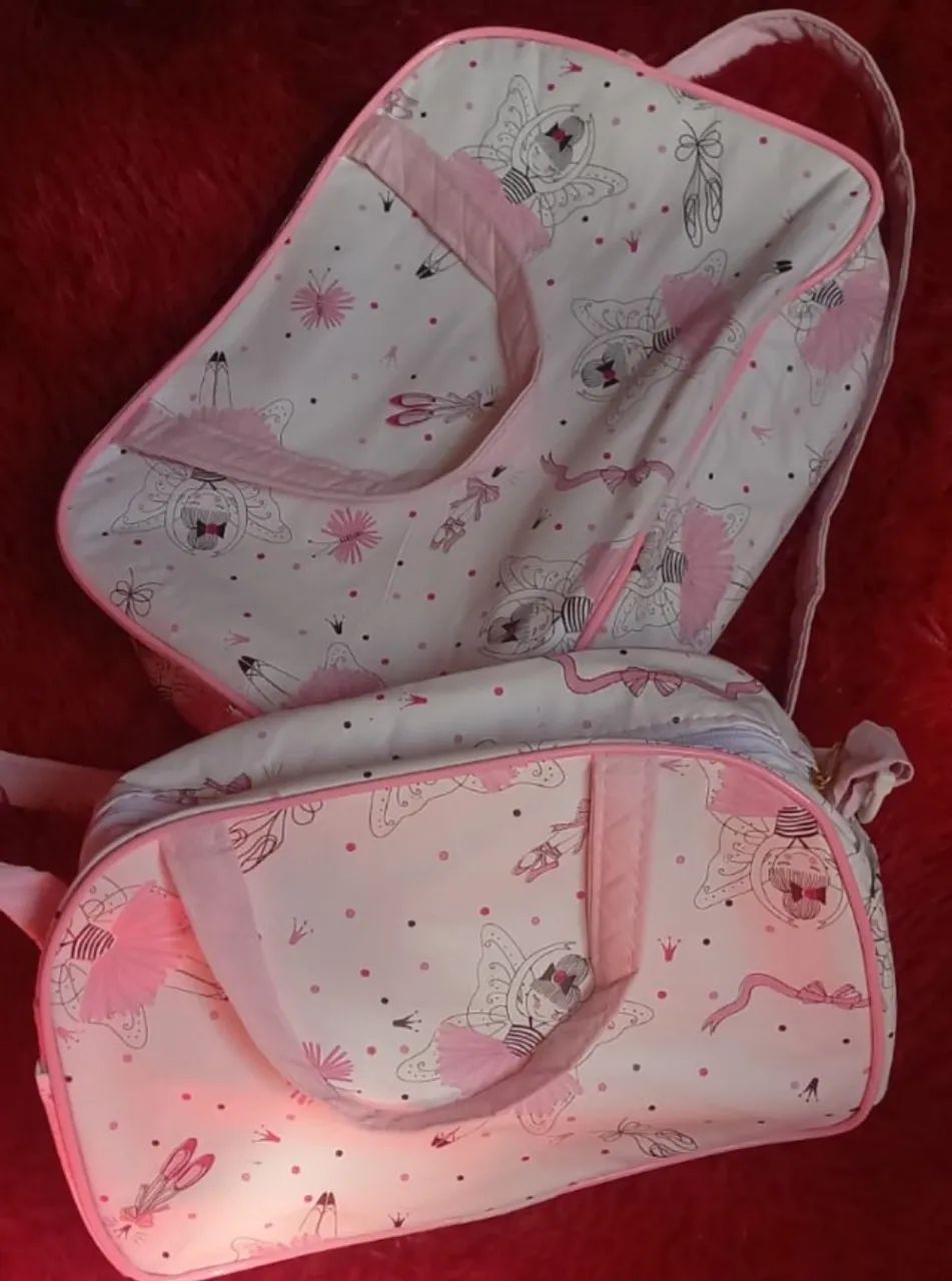 Bolsa maternidade e cortador de unha pra bebê 