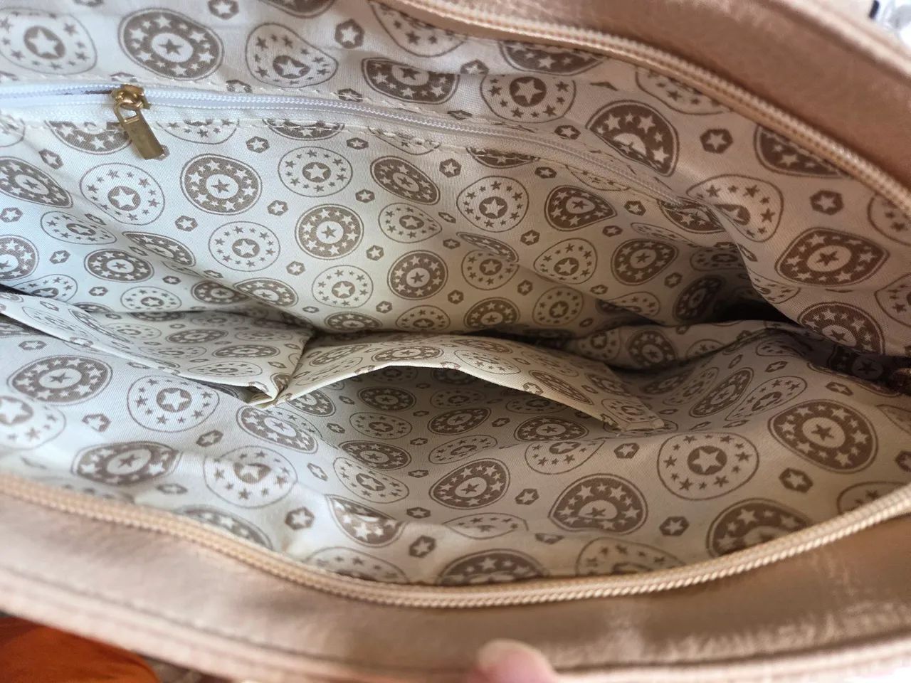 Bolsa feminina cor bege - Foto 4