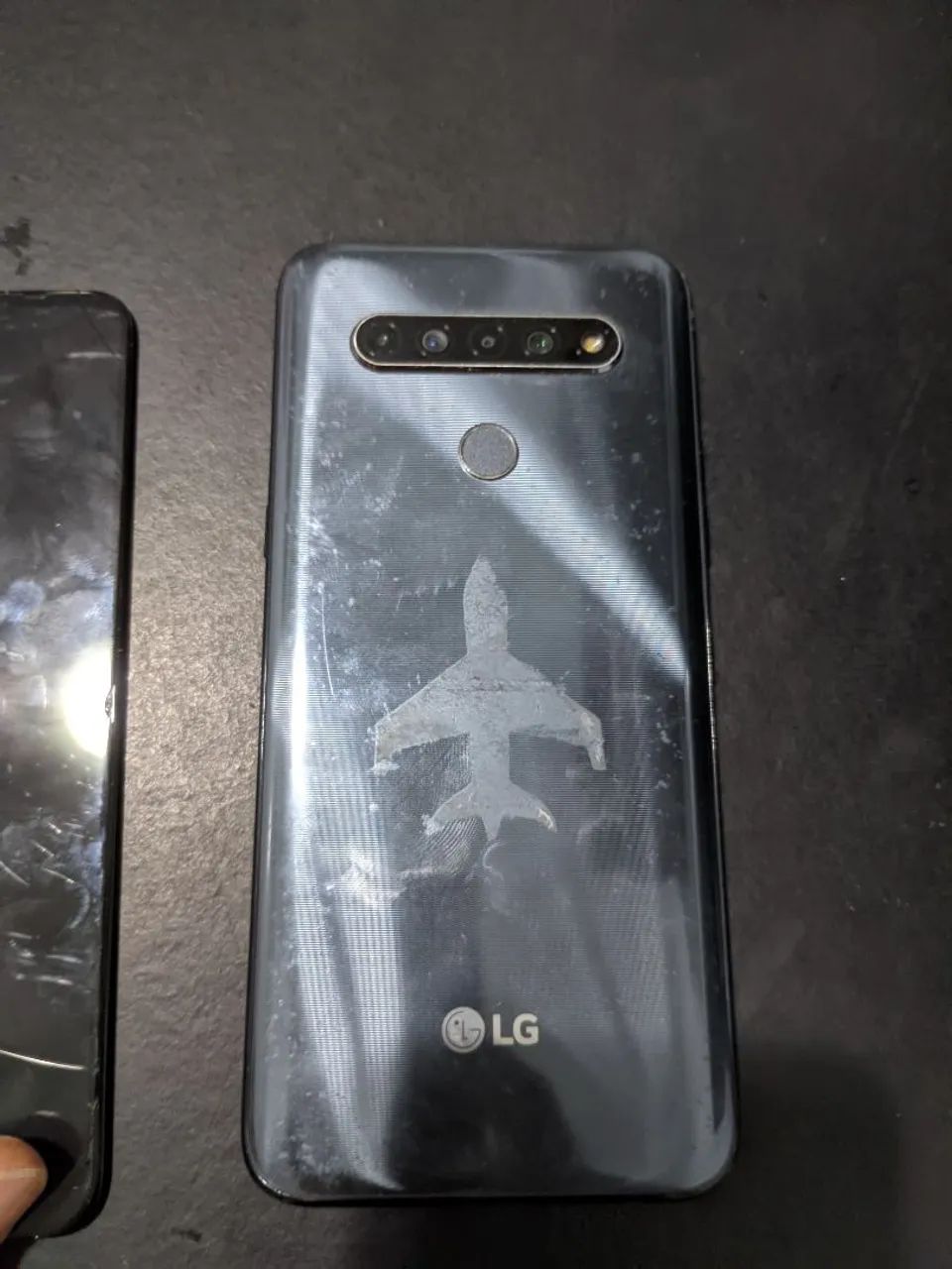 LG K61 com a tela pifada (ainda funciona) - Foto 2