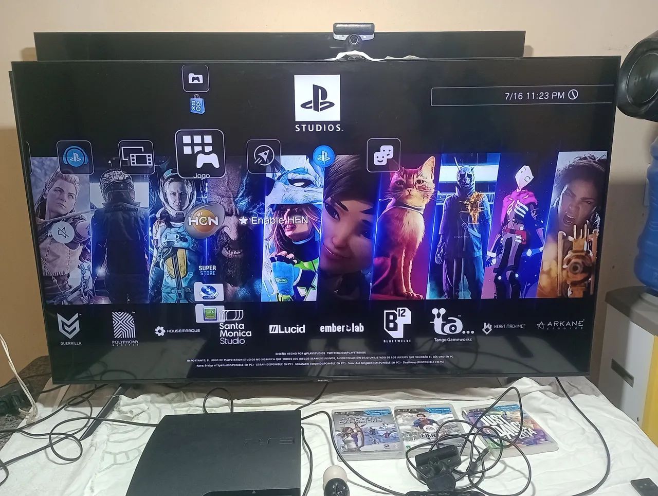 Ps3 Slin com move e camera  - Foto 2
