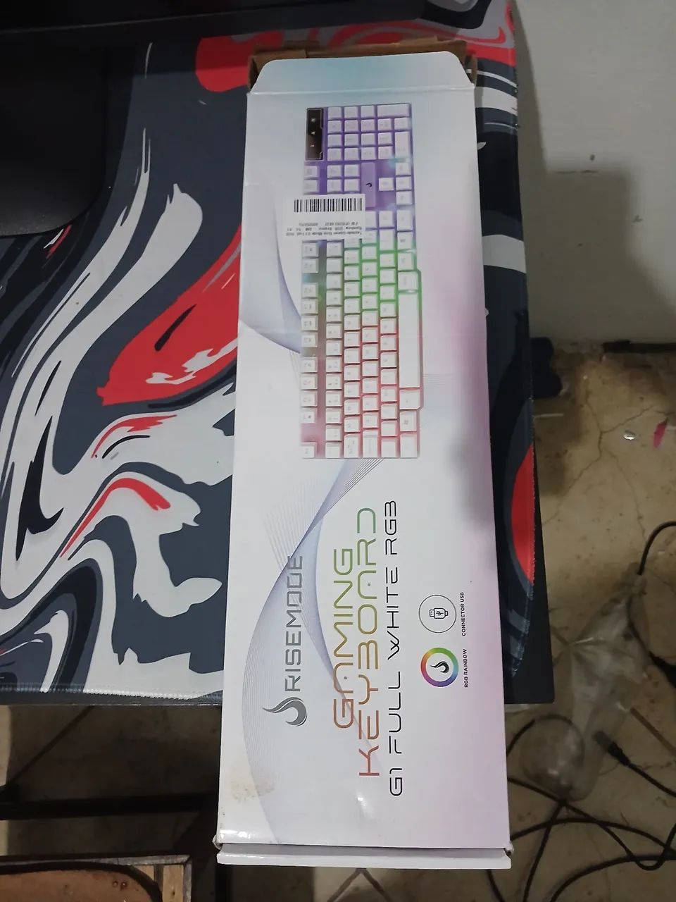 Teclado Gamer Risemode G1 Full White RGB - Foto 3