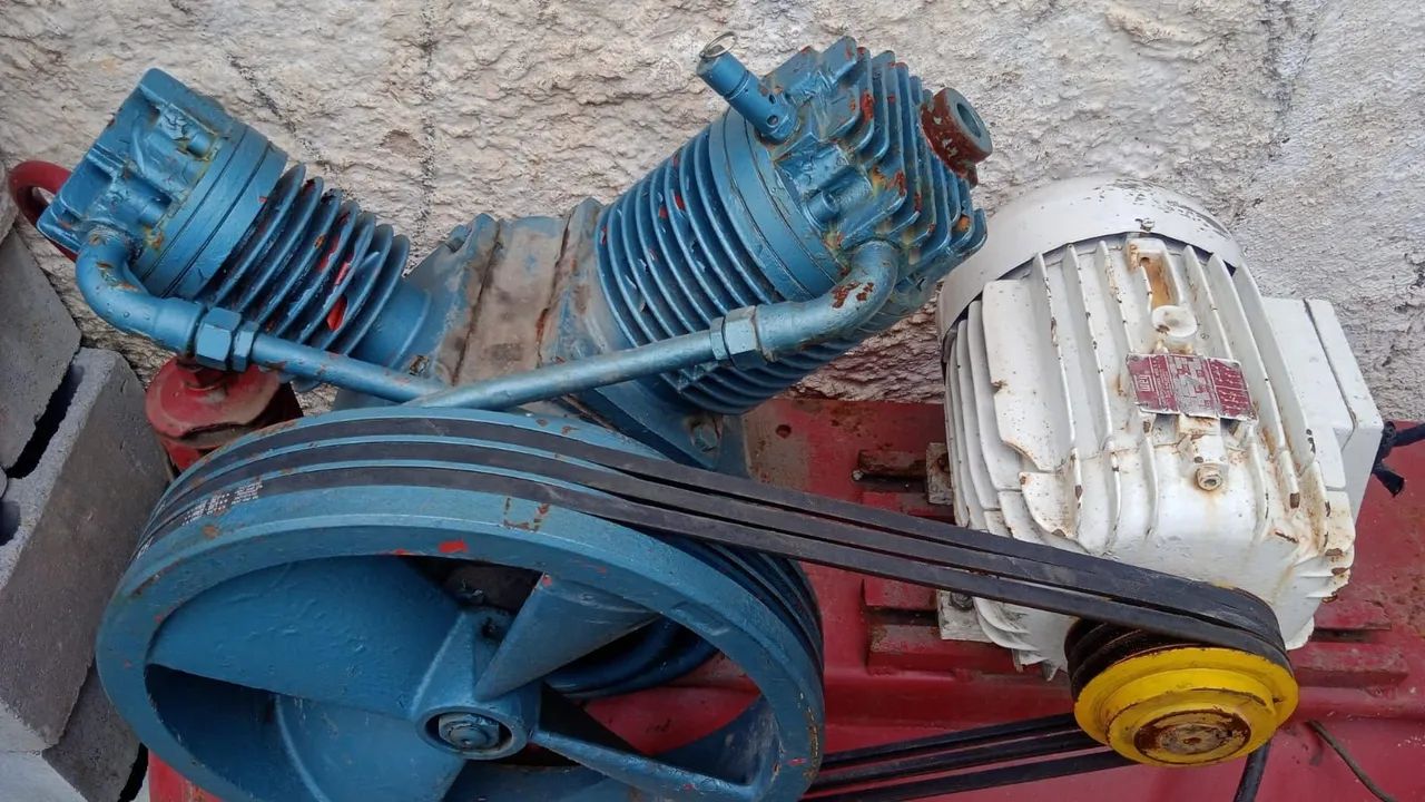Compressor de ar motor 10 cavalos  - Foto 2