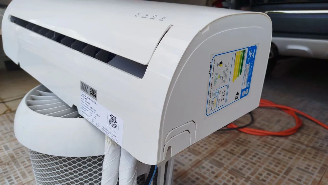 Vendo central de ar 9 mil BTUs semi nova. - Foto 5