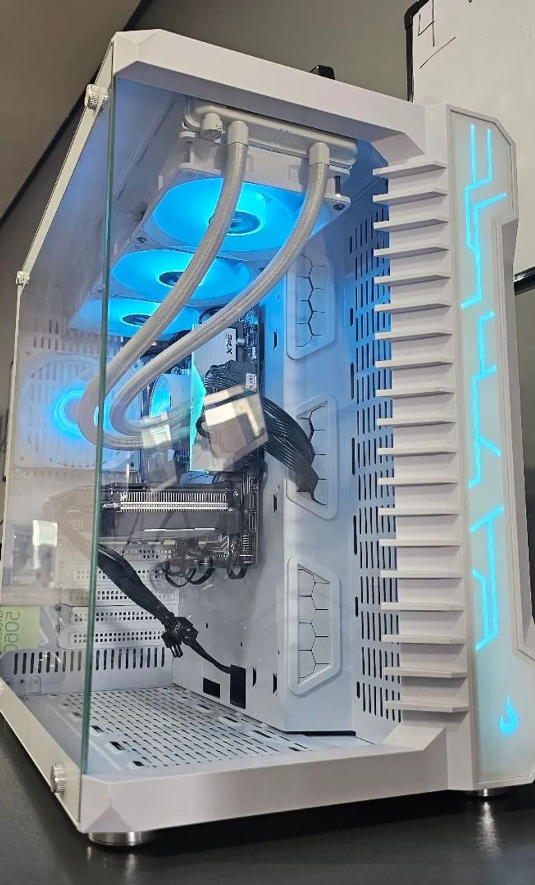PC GAMER BRANCO INTEL CORE I9 11900F 16GB RGB 3200MHZ 512SSD RTX 2060 6GB - Foto 4