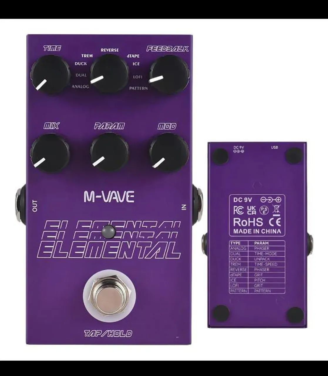 Pedal de guitarra Delay elemental mvave - Foto 3
