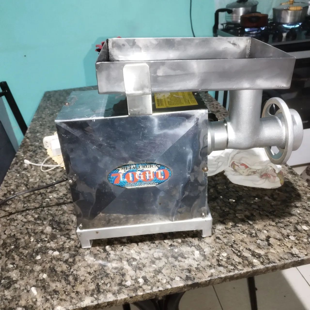 Moedor industrial boca 8 inox 