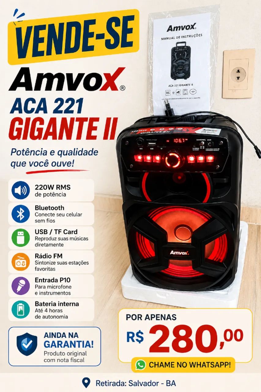 caixa de som 