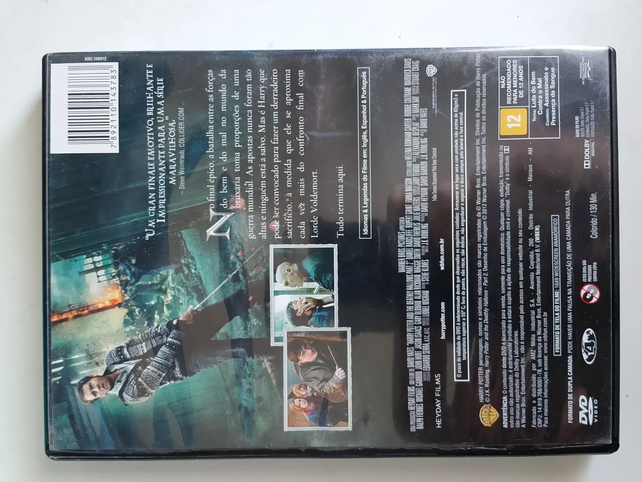 Dvd Harry Potter e as Relíquias da Morte Parte 2 - Foto 2