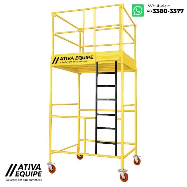 Aluguel de Andaime Tubular 1,5x1m e 1x1m