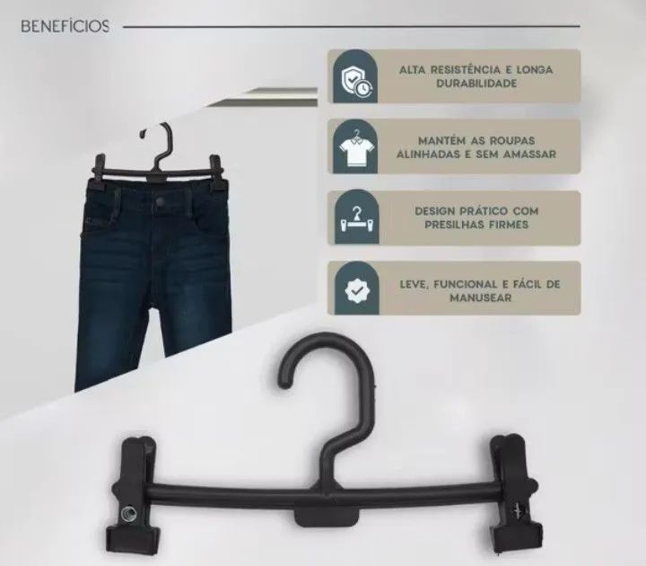 Cabide calça pequeno R$80,00