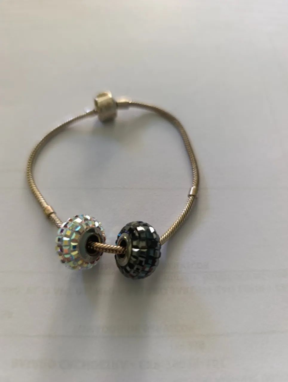 Berloque Swarovski com Pulseira