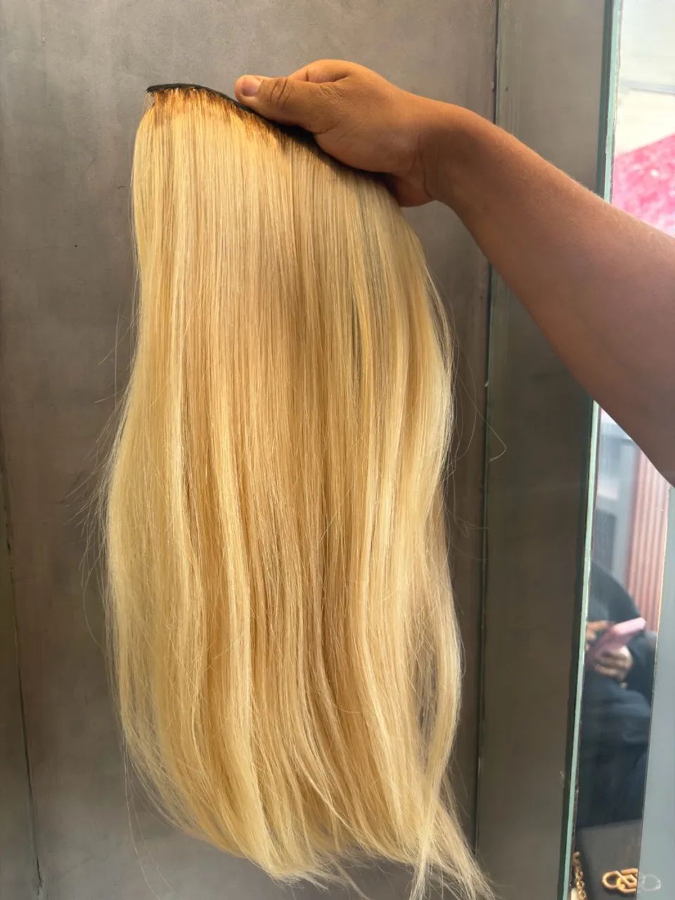 Cabelo mega hair loiro - Foto 4