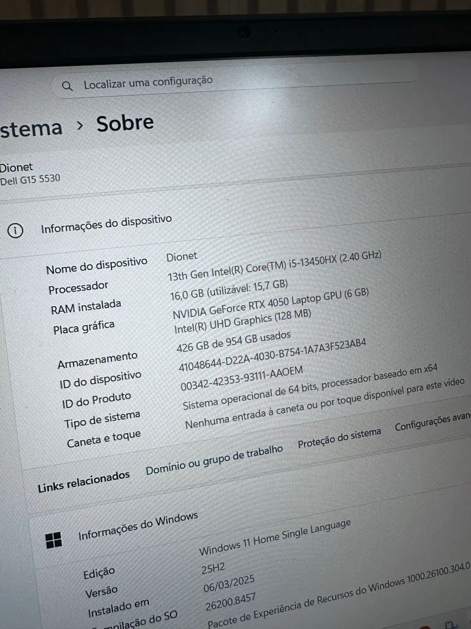 Notebook Gamer Dell RTX4050 - Foto 5