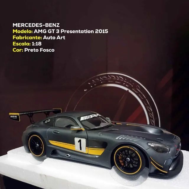 AUTOart オートアート 1/18 メルセデス AMG-GT3 Miniatura Mercdes-Benz AMG GT 3 Presentation 2015 Auto Art 1:18