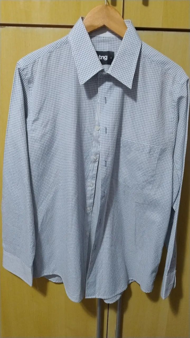 Kit com 03 camisas TNG e DKNY Tamanho 4 Slim - Foto 2
