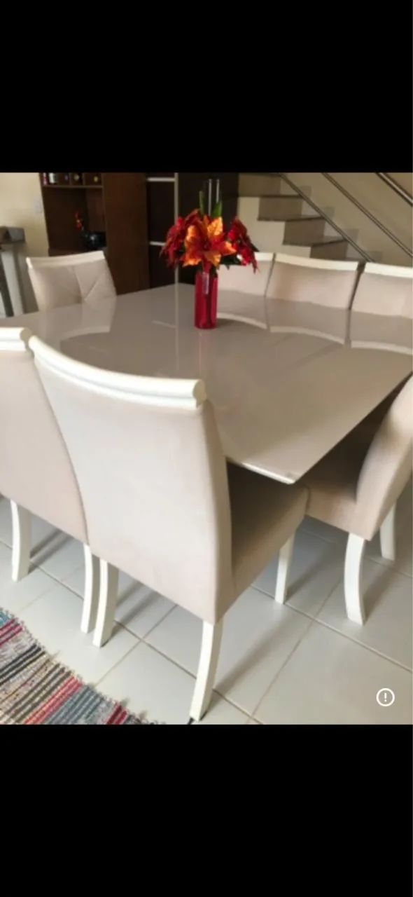 Mesa jantar 8 cadeiras  - Foto 4