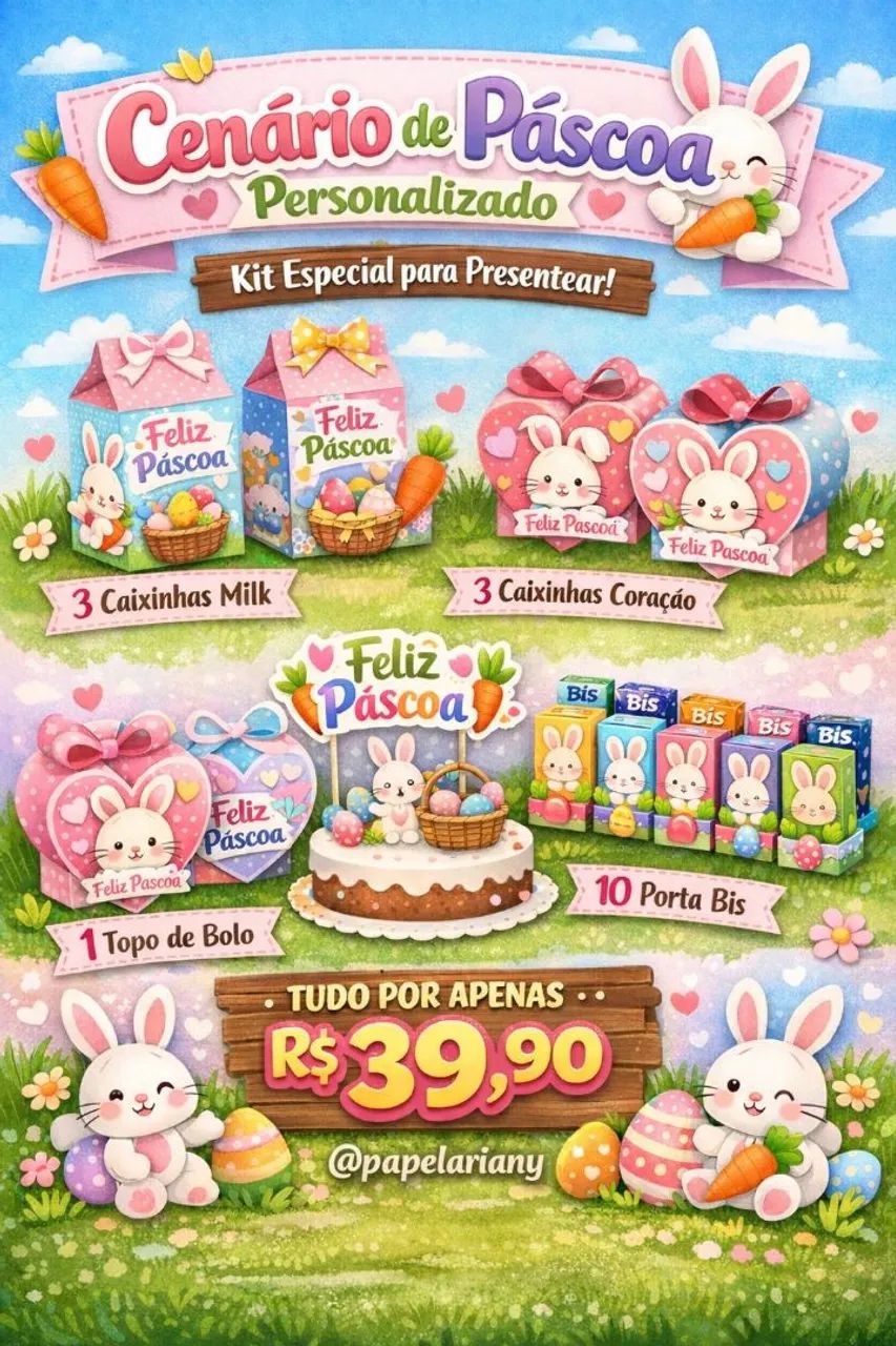 Kit festa personalizado 
