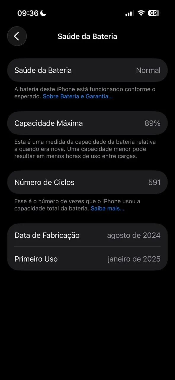 Vendo  iPhone 16 branco 128  3.980 - Foto 5