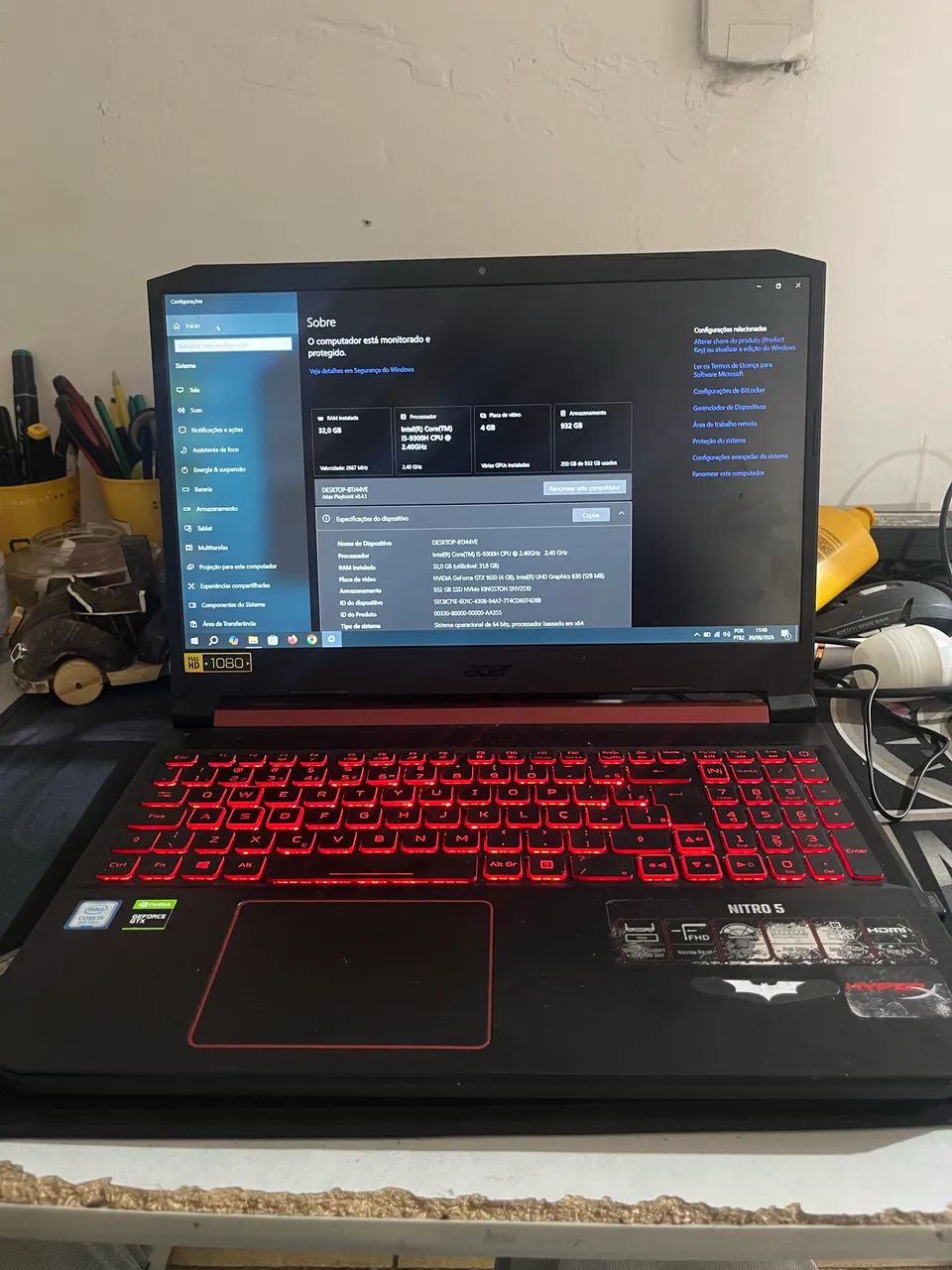 Notebook Acer nitro 5 - Foto 4
