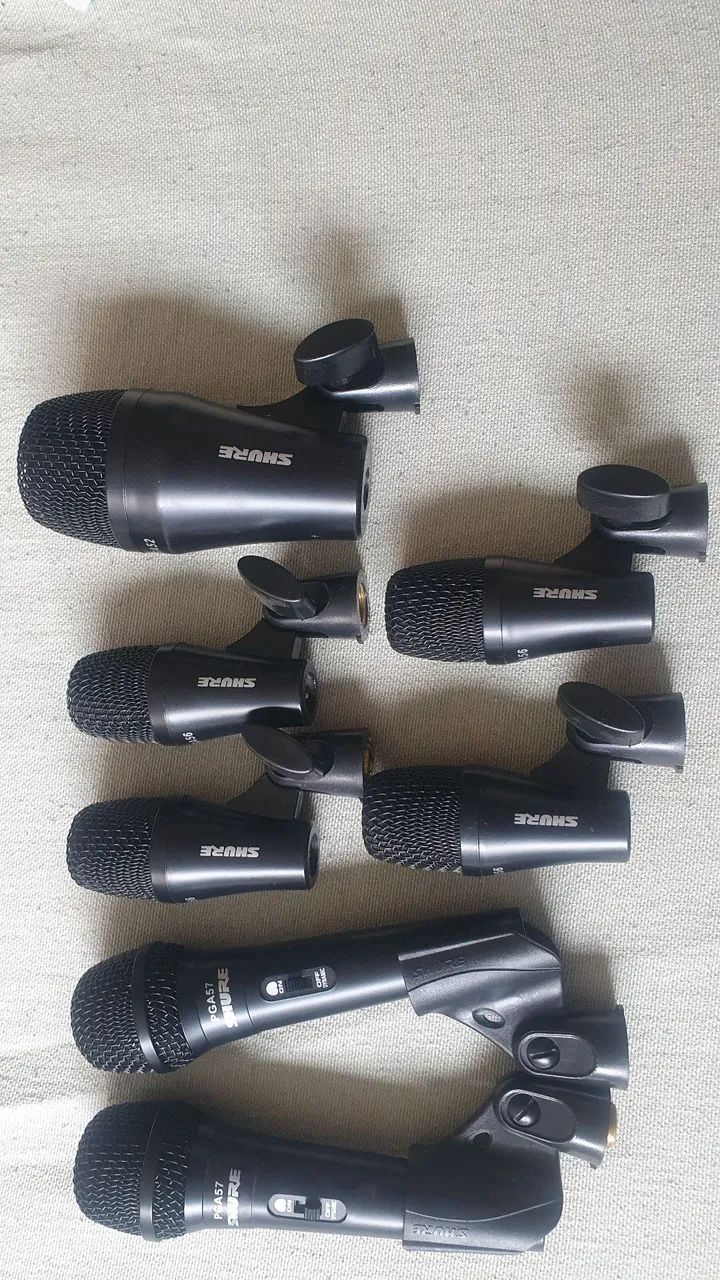 Microfones Shure para Bateria - Foto 5