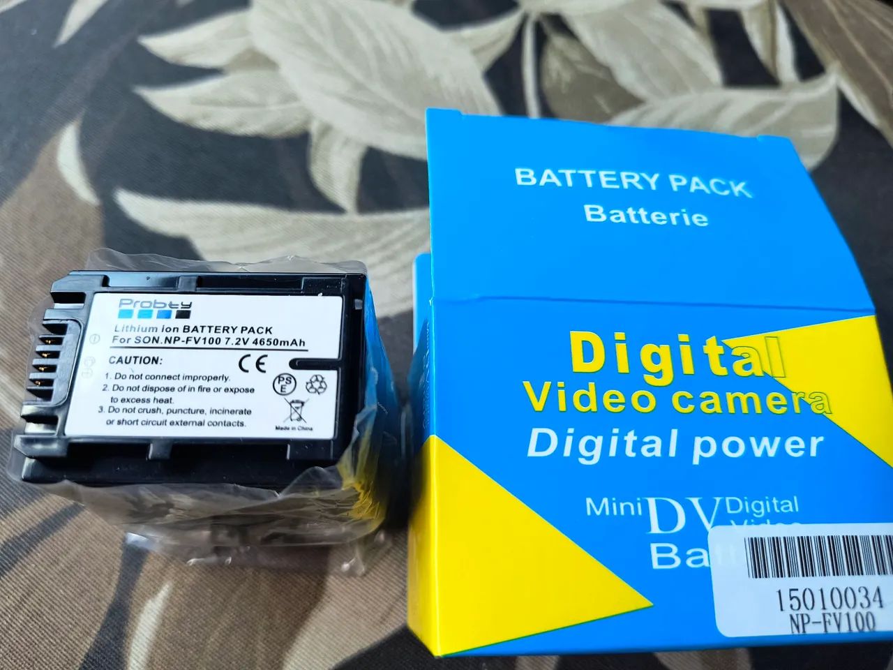 Bateria Probty Fv100 4650 Mah Fh100 Hdr Next DVR Xr350 Nx30 Mx50 Xr150 Xr550 Frete Grátis  - Foto 4