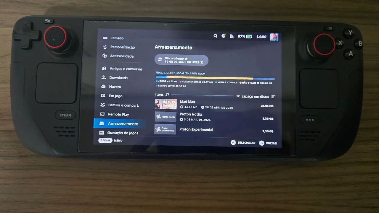 Steam Deck LCD 512gb - Consoles de Vídeo Game - Setor Sul (Gama