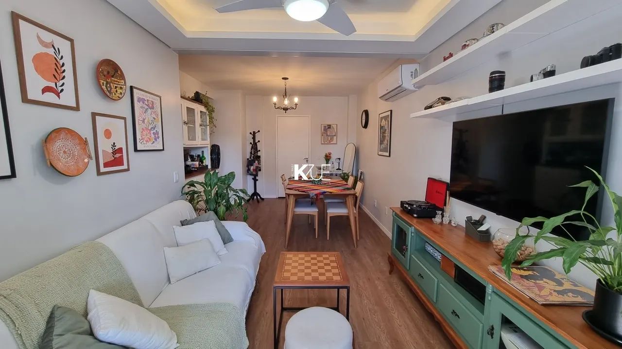 Apartamento 3 dormitórios com suíte, varanda e 2 vagas na Trindade, Florianópolis - Foto 3