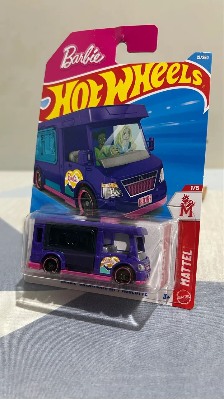 Hot Wheels Barbie Dream Camper Roxo - Foto 2