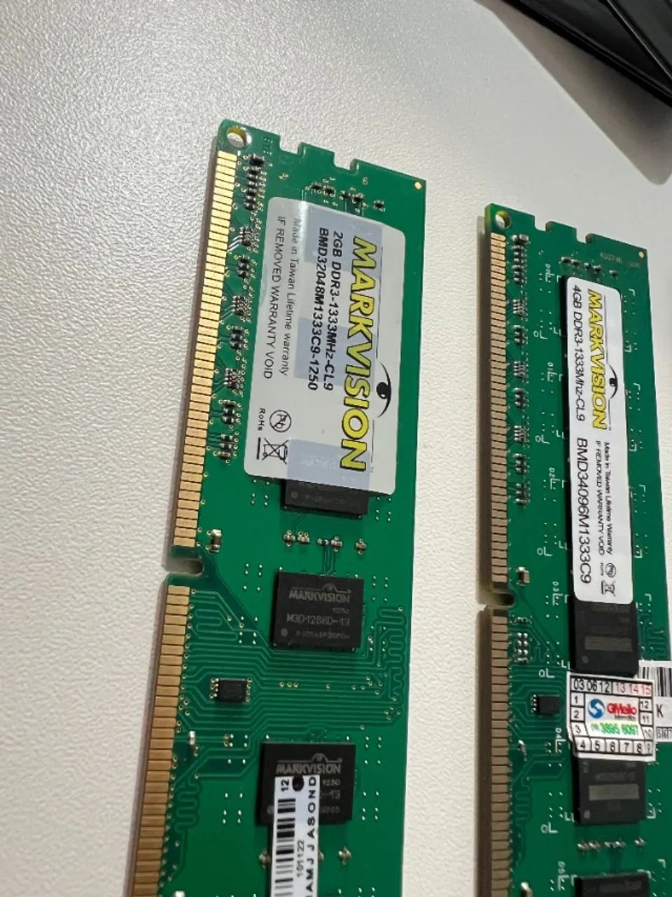 Memória Ram DDR3 - 2GB e 4GB