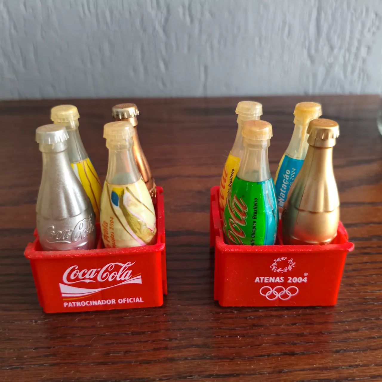 Garrafinhas coca-cola Atenas 2004
