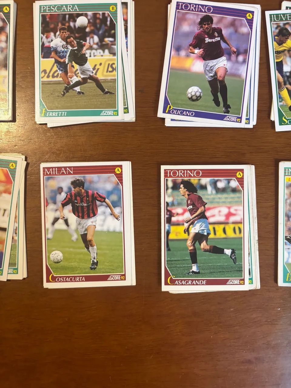 Cartas Campeonato Italiano 1991/1992  - Foto 3